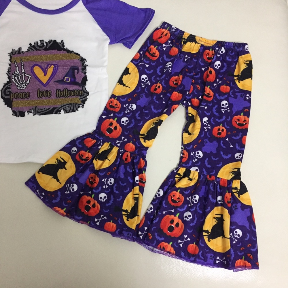 Halloween 🎃 Pumpkin 🎃 Cute Pants Set - Picture 3 of 6